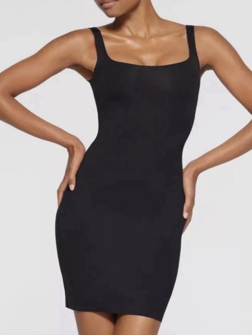 SKIMS Body Tank Dress NEW onyx black size small